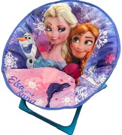 CHAISE RONDE PLIABLE POUR ENFANTS - REINE DES NEIGES